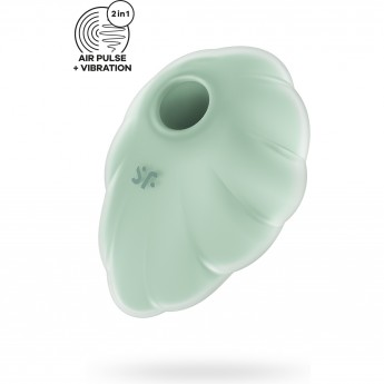 Вакуумный стимулятор клитора SATISFYER CLOUD DANCER, силикон, зеленый Вакуумный стимулятор клитора SATISFYER CLOUD DANCER, силикон, зеленый